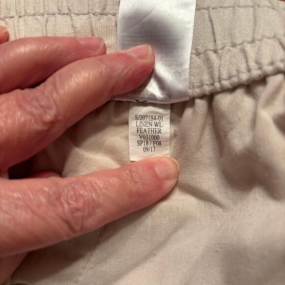 Old Navy Linen Blend Pants Women's Size XXL Drawstring Straight Leg Beach Vacay - Picture 5 of 10